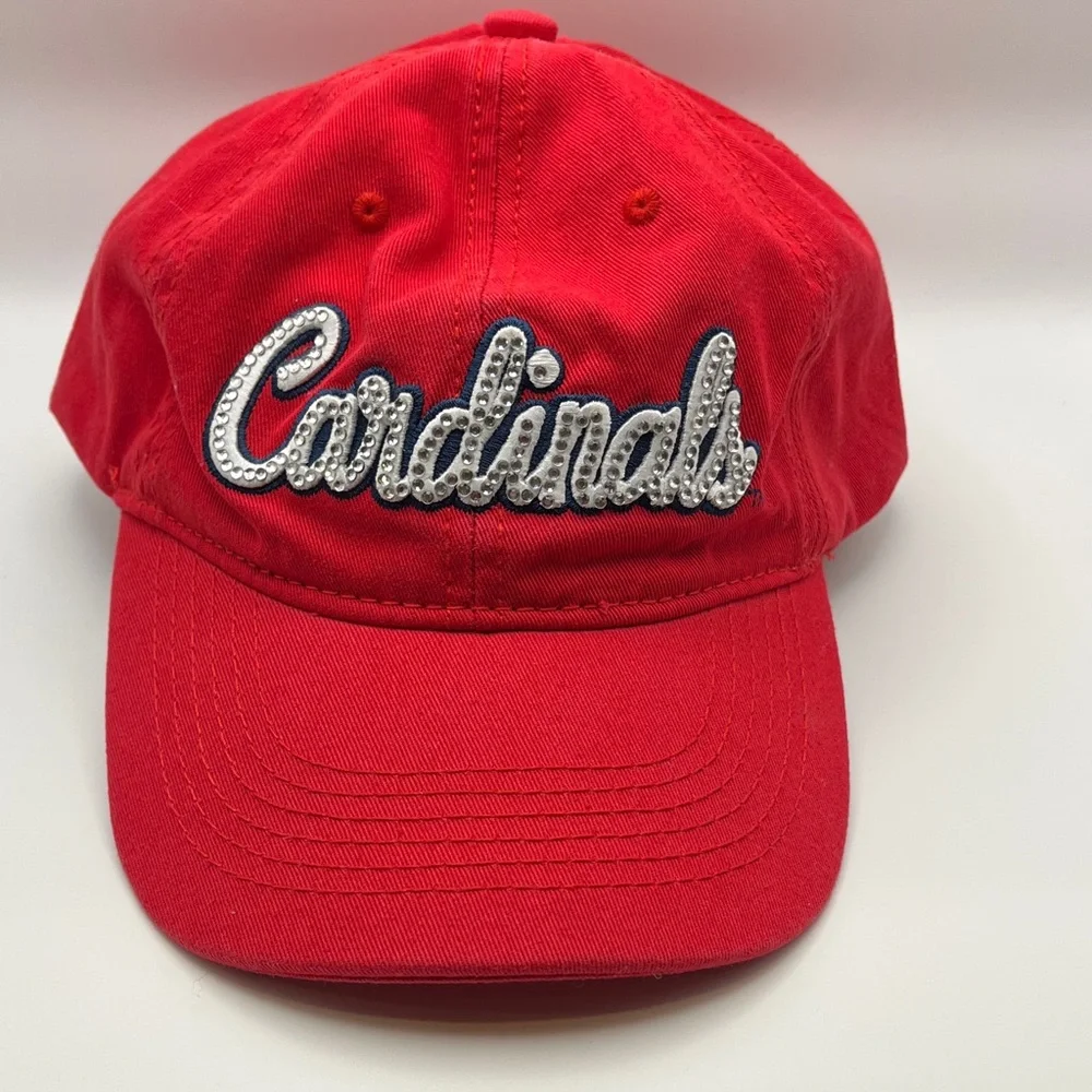 Cardinals Embroidered Cap with Sparkles